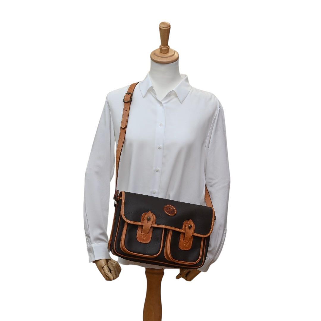 【極美品】ハンティングワールド　ショルダーバッグ　レザー　トート　メッセンジャー