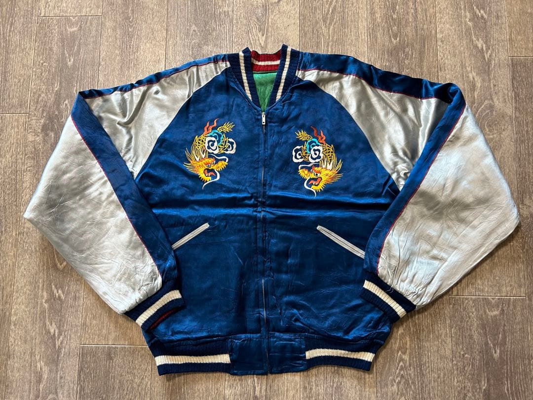 【5/31まで出品】50s souvenir jacket ドラゴンヘッド