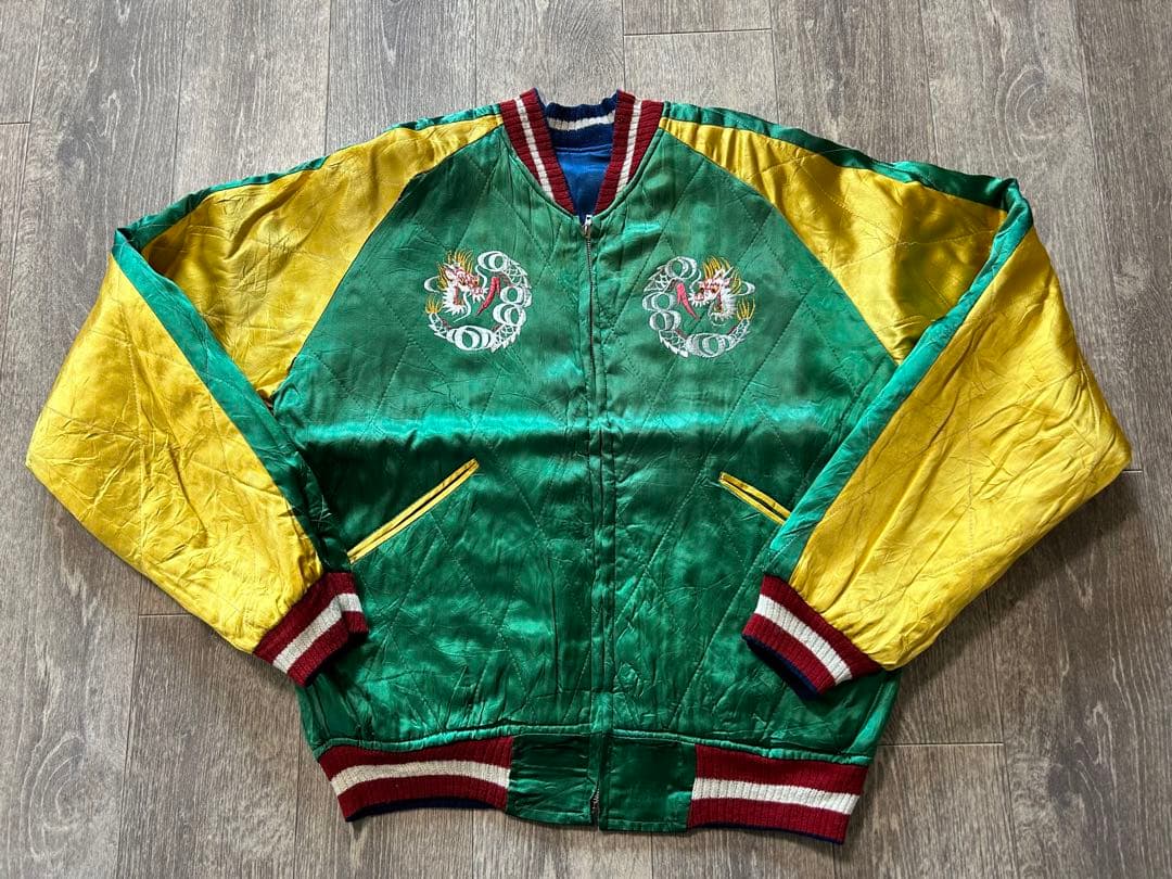 【5/31まで出品】50s souvenir jacket ドラゴンヘッド