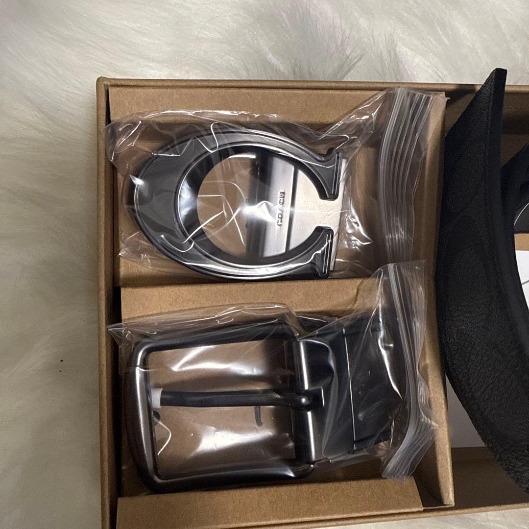 新品coachリバーシブルタイプベルト