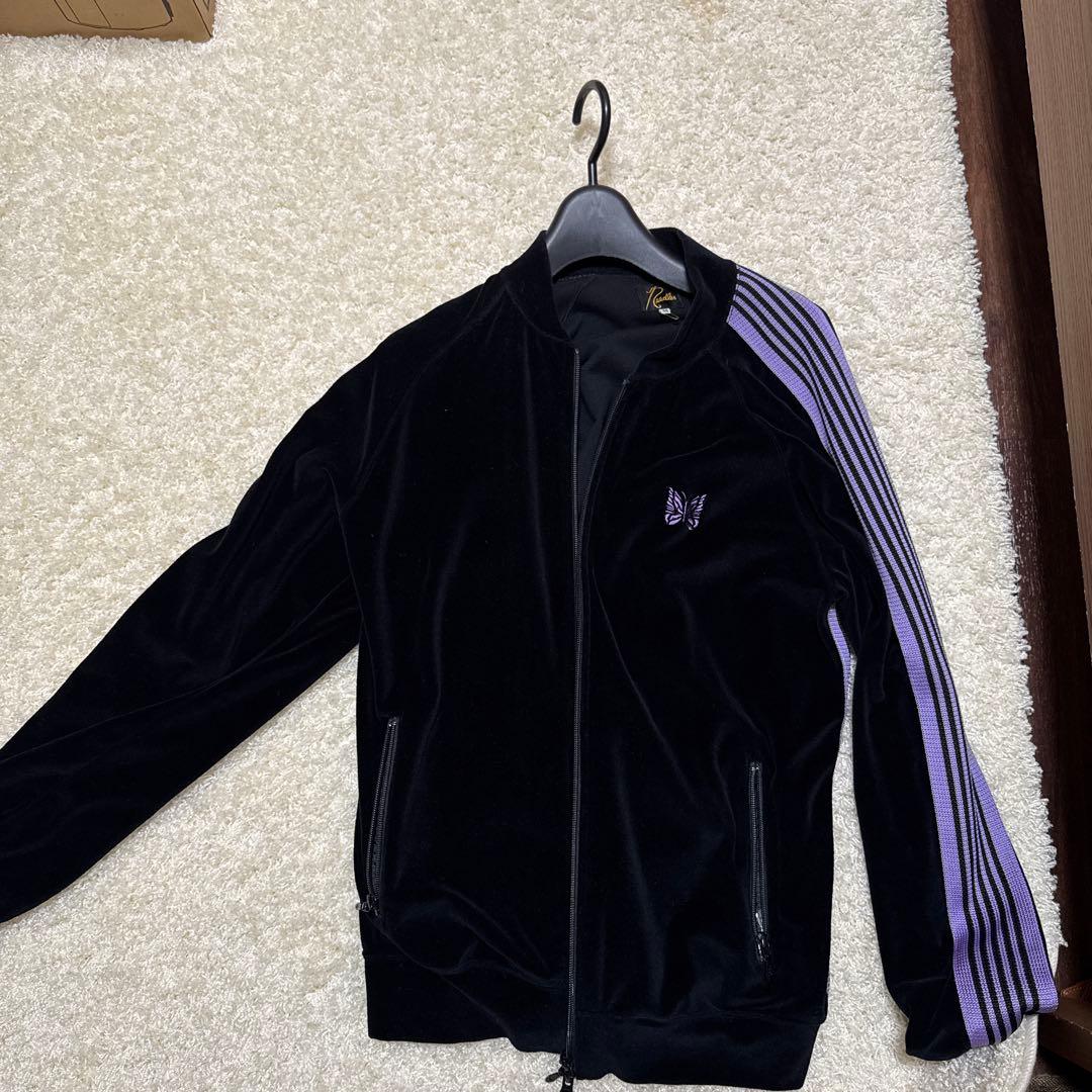 Needles ベルベットジャケット M 黒・紫