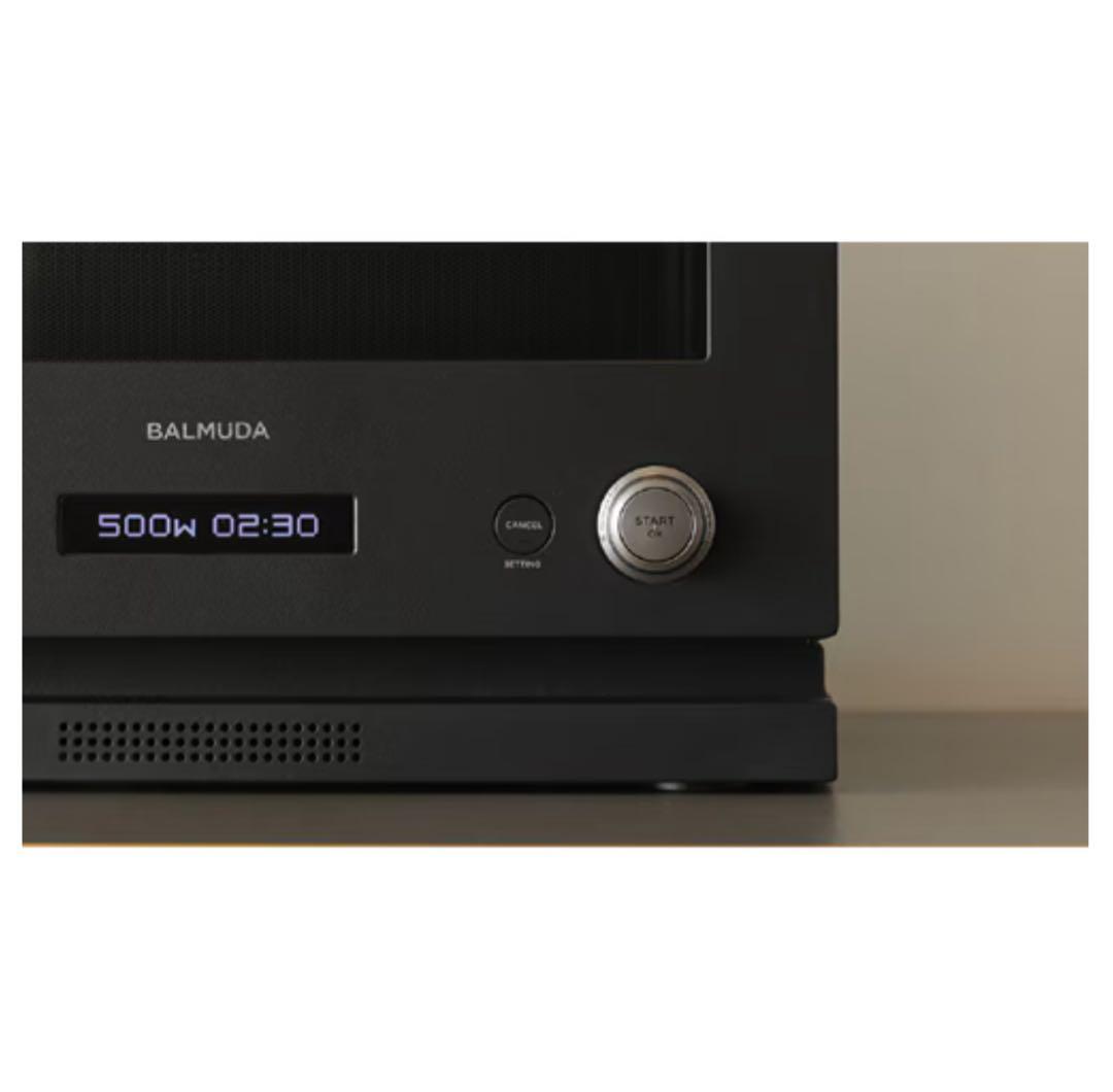 あ*様 BALMUDA オーブンレンジ 18L ブラック K04A-BK