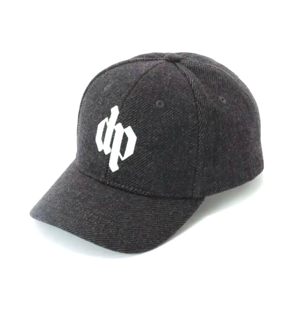 【DARKPARK】EMBROIDERED WOOL BASEBALL CAP