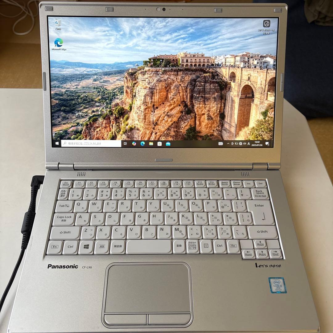 Let’s note CF-LX6 Core i-5 第7世代 8GB