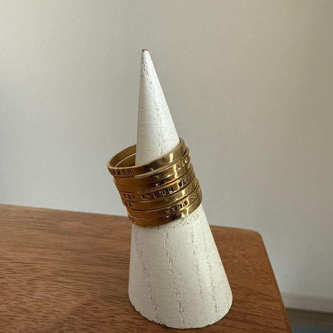 SERGE THORAVAL 7連リング 9号