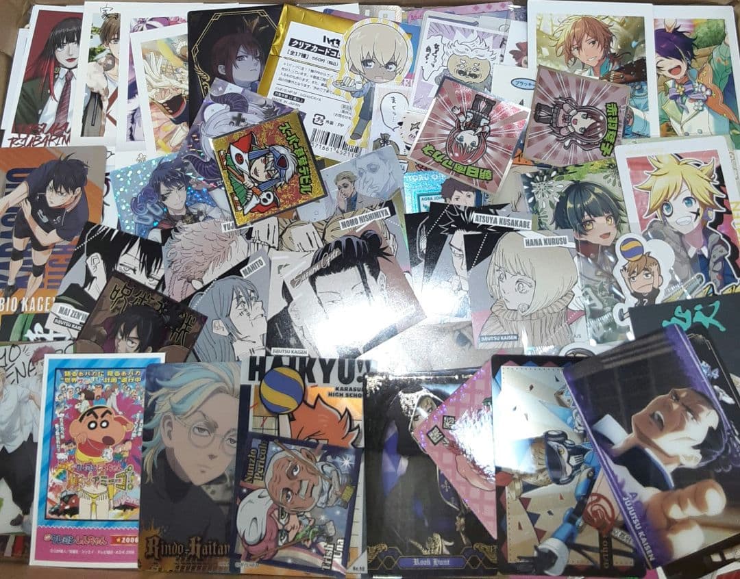 アニメグッズ シール・カード 大量 まとめ売り 1200点