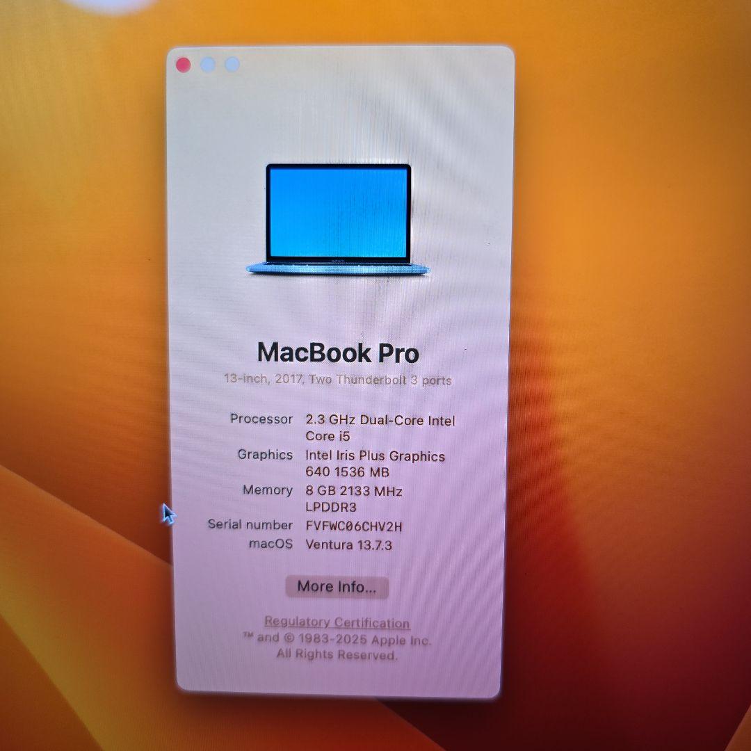 フ*界様 MacBook Pro 13インチ 2017 i5 8GB 512GB