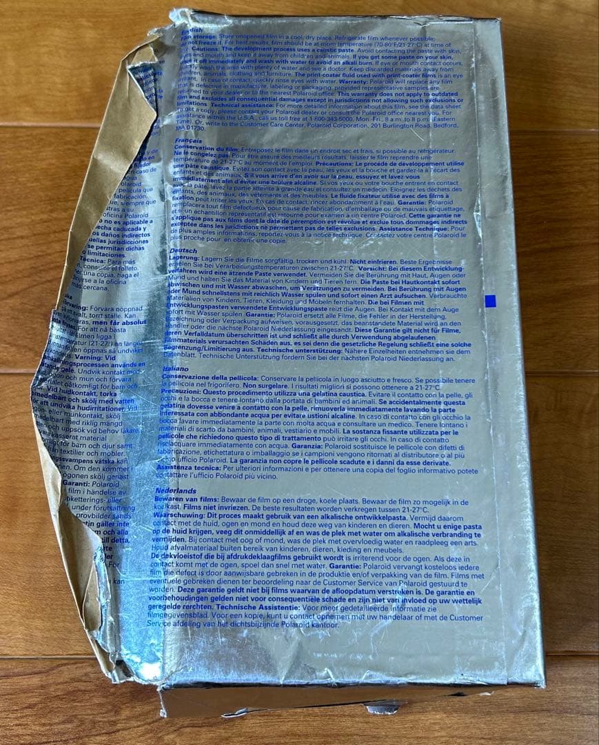 ポラロイドフィルム　type55