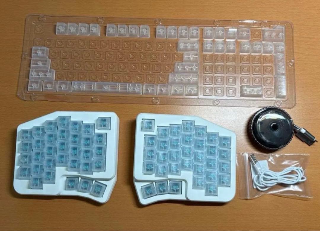 【美品】分割Timothy 有線式、LED付、UV塗装、スイッチ交換可