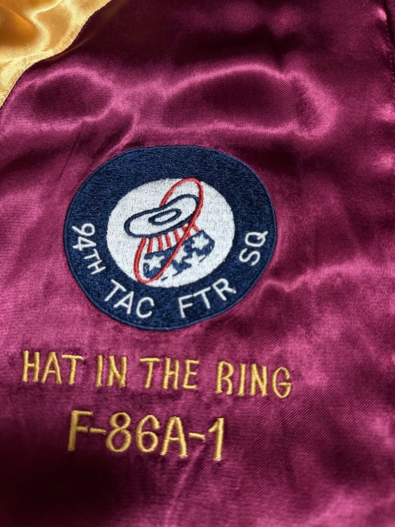 美品２面用 別珍 AVIREX USA 虎鷲 日本限定スカジャン vintage