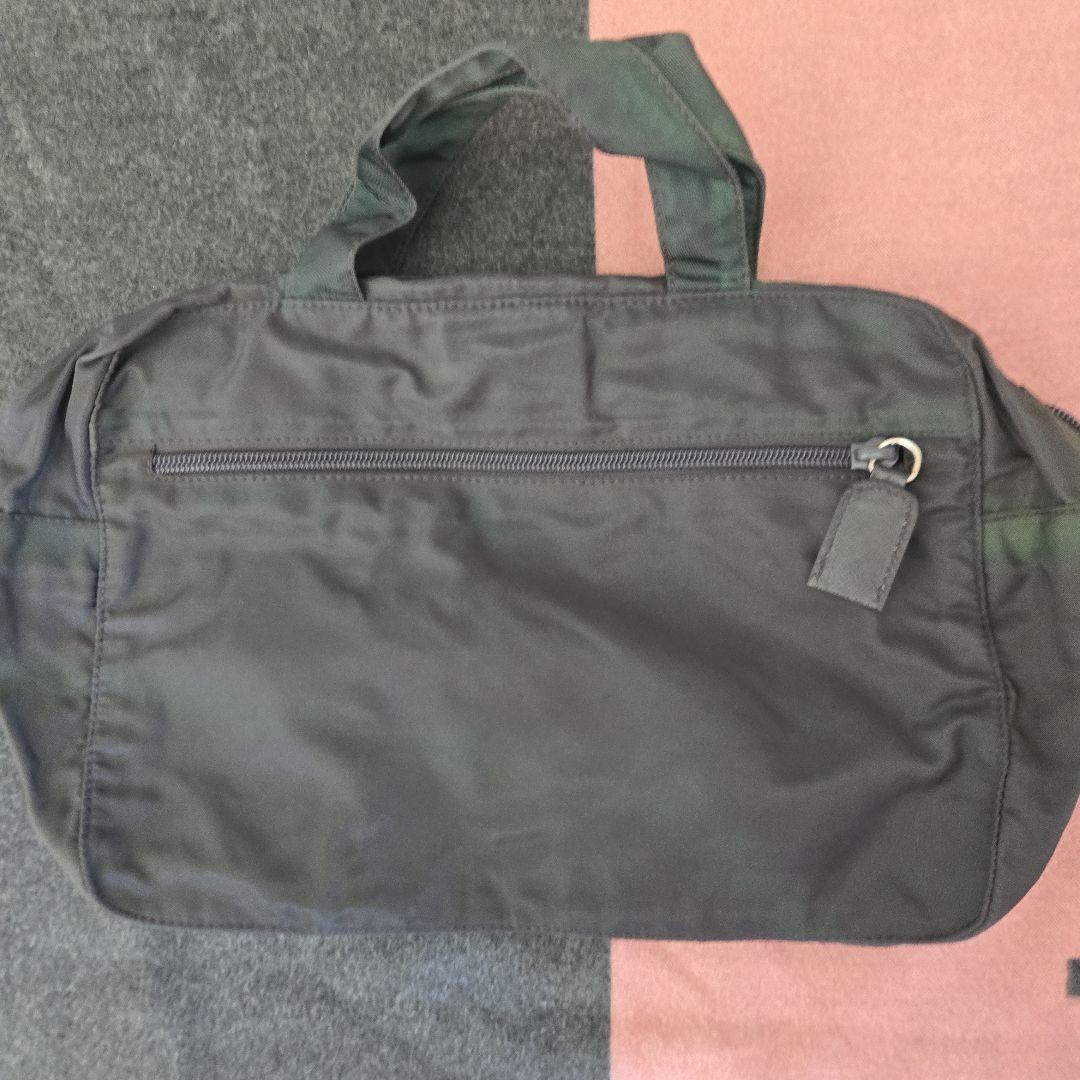 tatsu5955　PRADA カーキ ナイロンミニボストンバッグ
