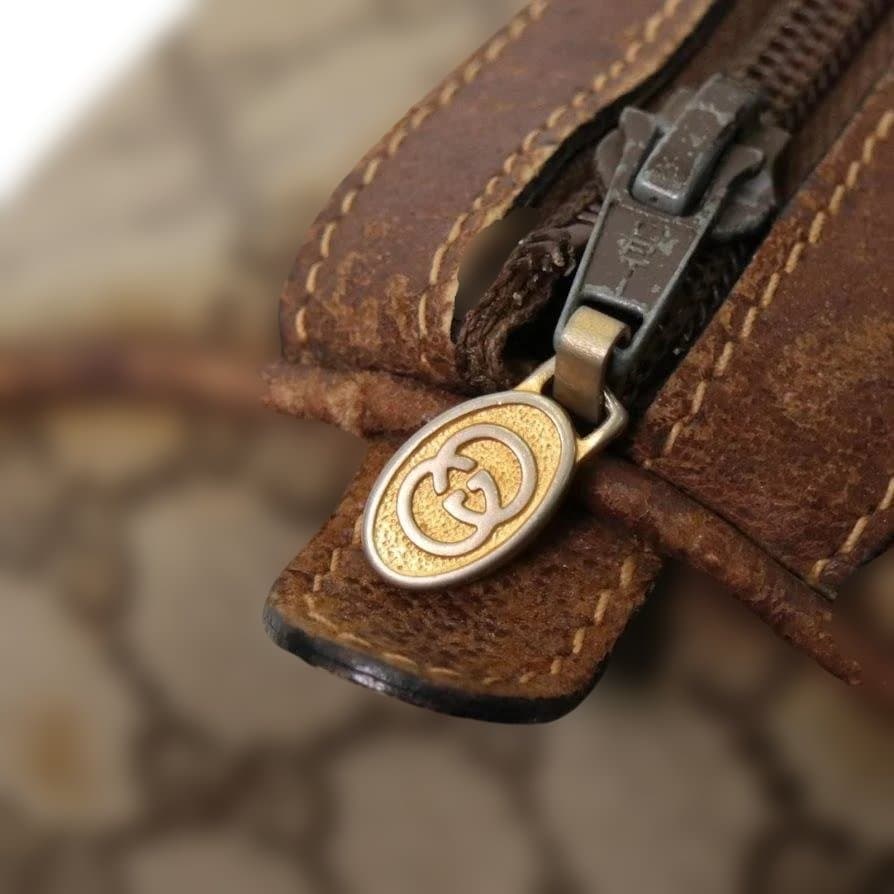 GUCCI オールドグッチ GG柄 シェリーライン ボストンバッグ ヴィンテージ