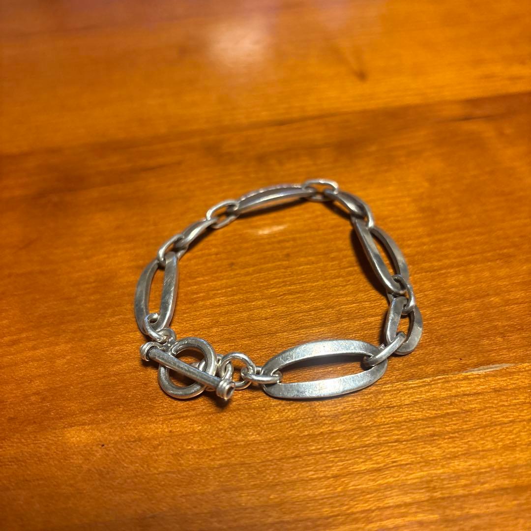 シルバー 925リンクチェーン ブレスレット アンカー silver925