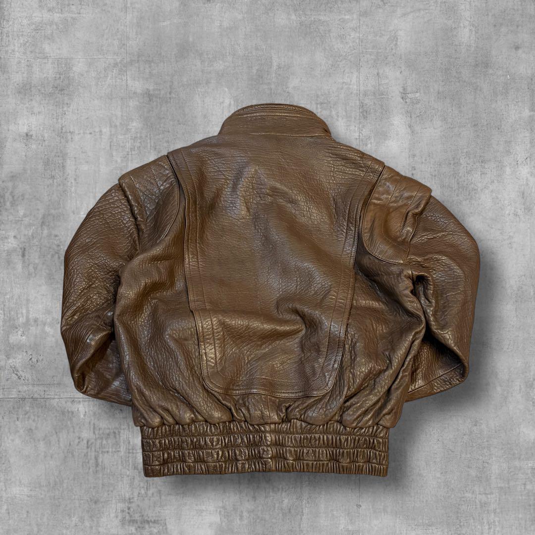 90s real leather bomber jacket 本革 A2 G1