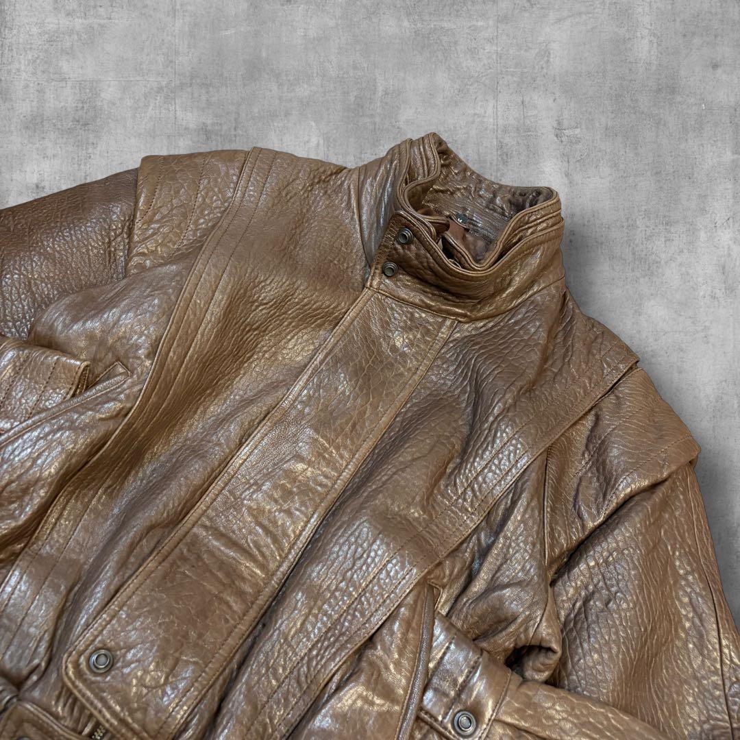 90s real leather bomber jacket 本革 A2 G1