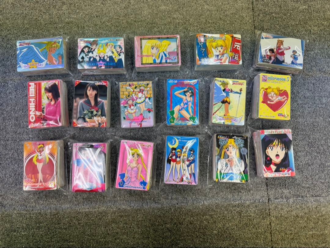 セーラームーン　アマダ　カードダス　DX両面ブロマイド　まとめ売り　約2000枚