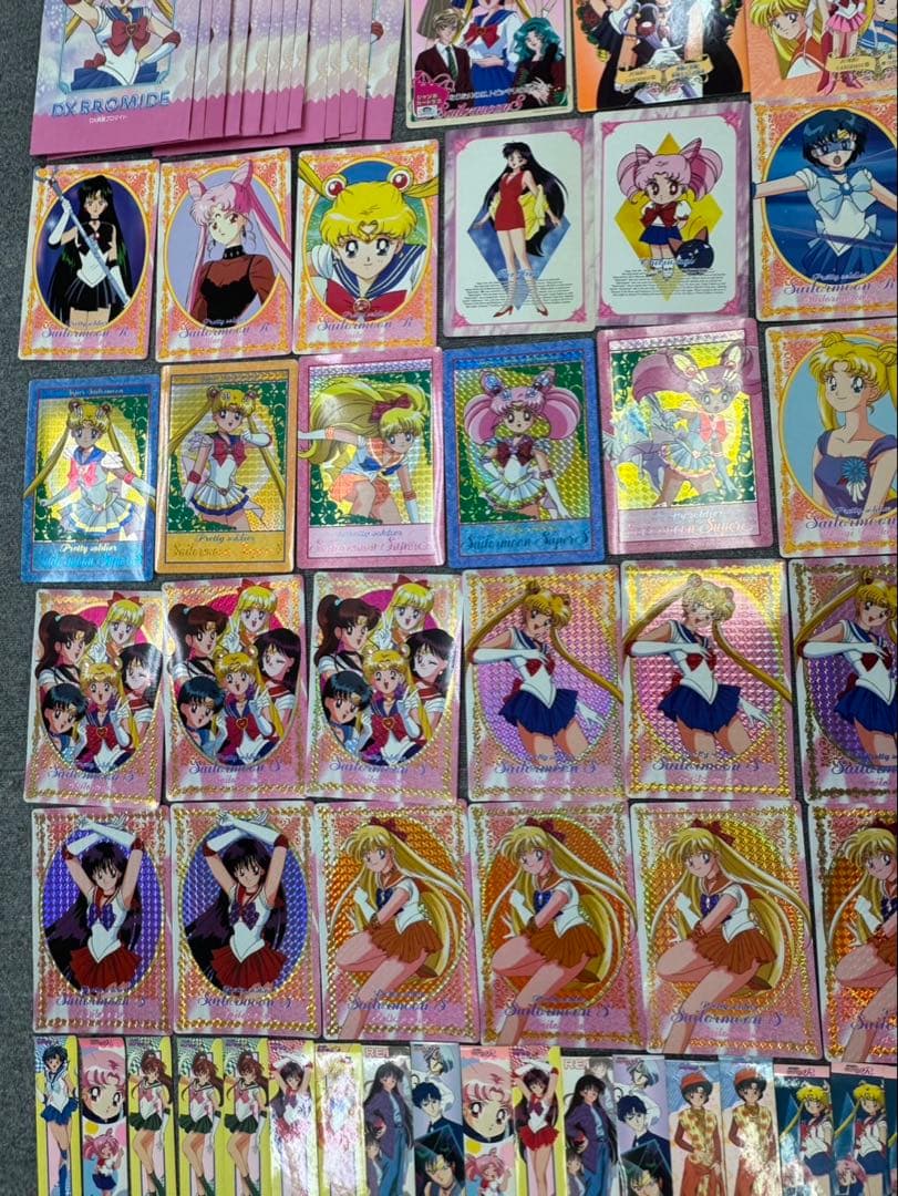 セーラームーン　アマダ　カードダス　DX両面ブロマイド　まとめ売り　約2000枚