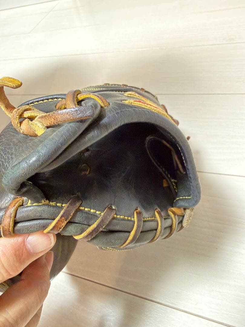 MAJOR STAGE 硬式グローブ ブラック 収納袋付き