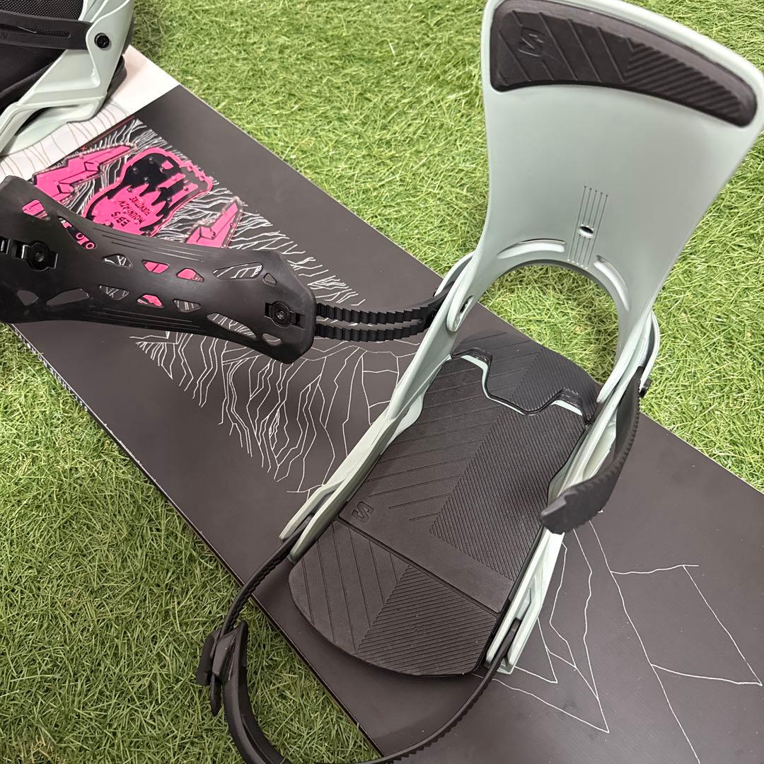 ブーツ無し‼️O25 SALOMON 150cm メンズスノーボードセット
