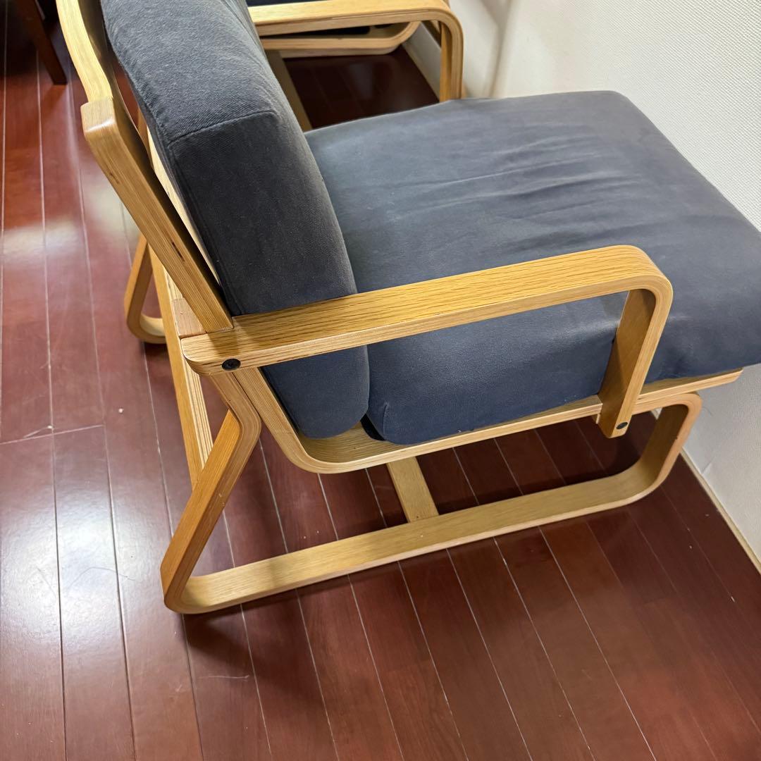 無印 良品 リビングでもダイニングでもつかえるソファチェア オーク