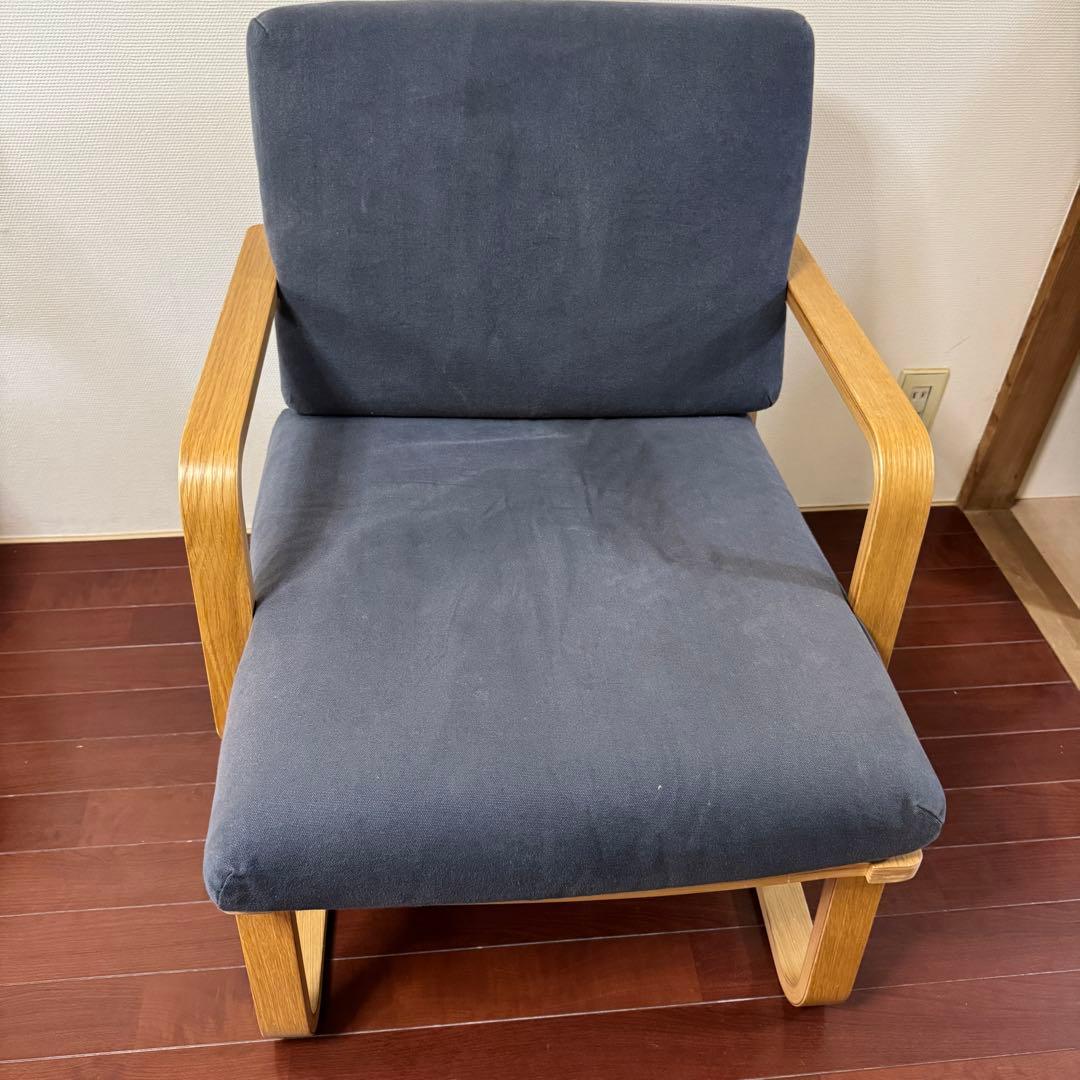 無印 良品 リビングでもダイニングでもつかえるソファチェア オーク