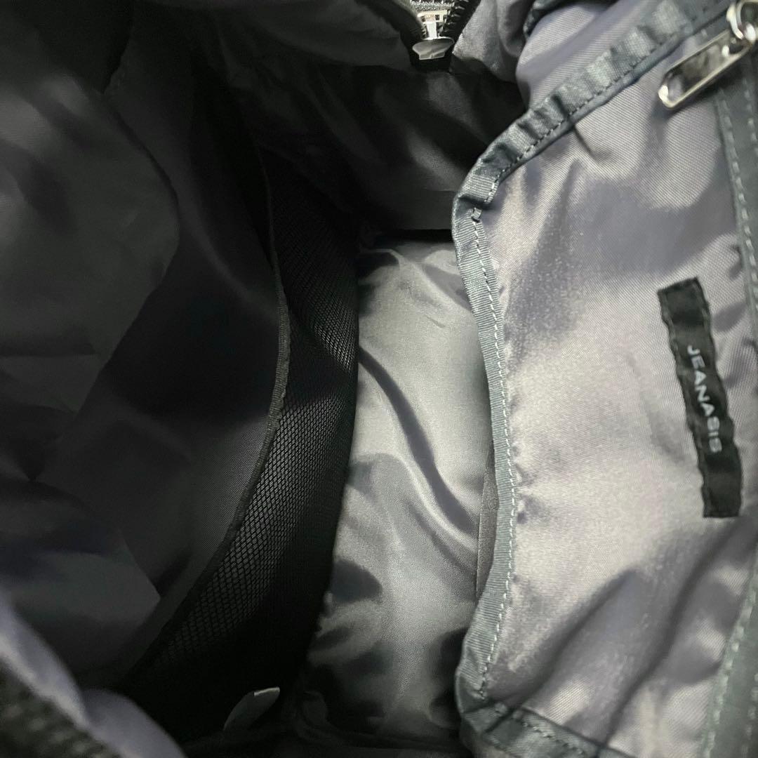 ジーナシス　JEANASIS／ナイロンポケットバックパック ブラック