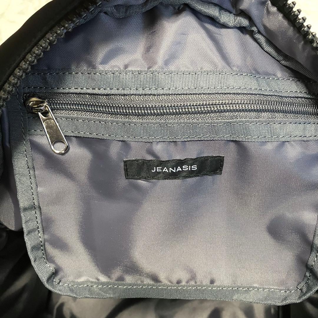 ジーナシス　JEANASIS／ナイロンポケットバックパック ブラック
