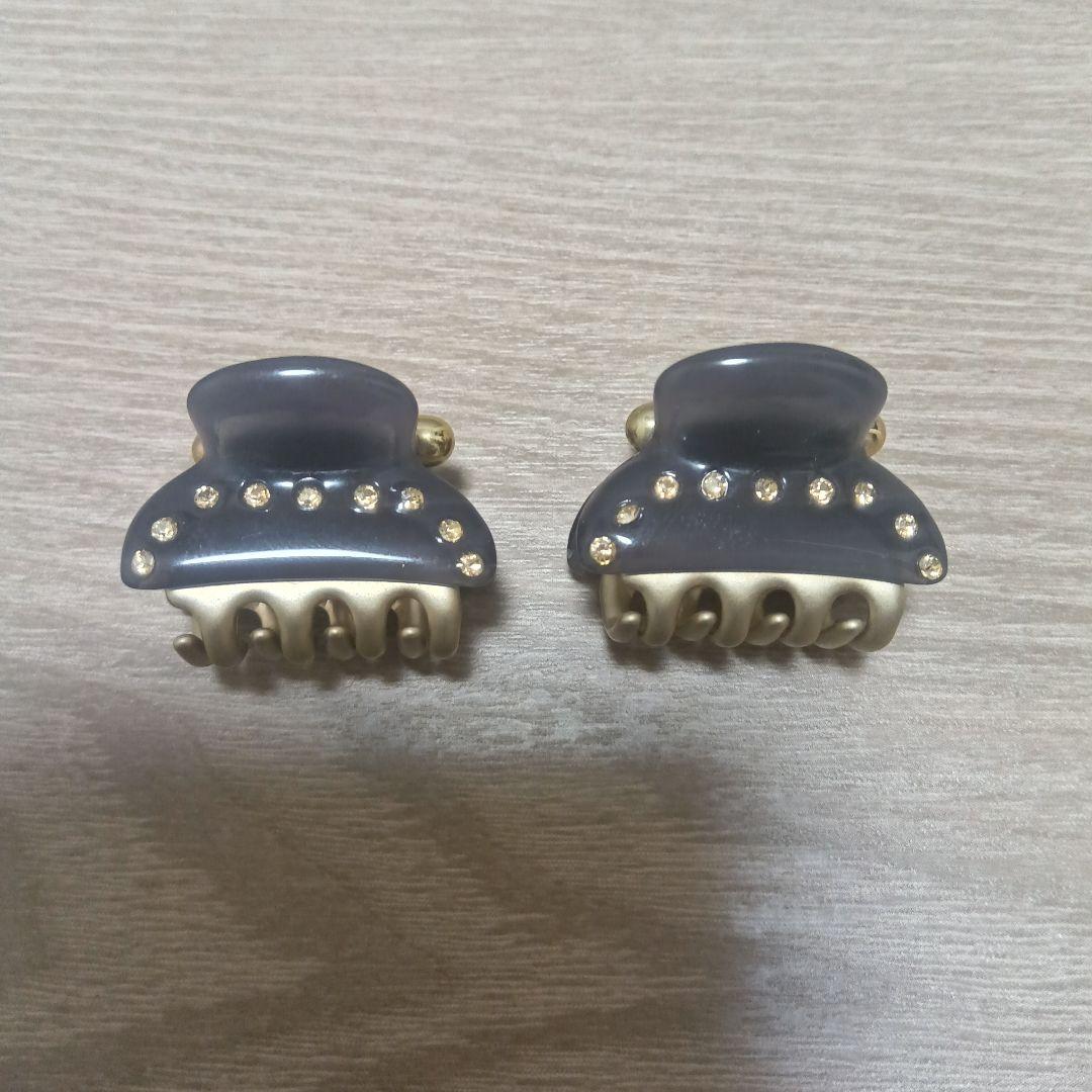 accaティアラクリップminiサイズ★2点★ダークグレー★アッカ★ミニ★DGY