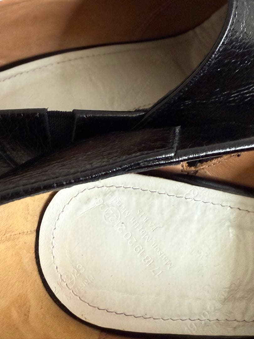 マルジェラ 37 ブーティ 黒 ブラック