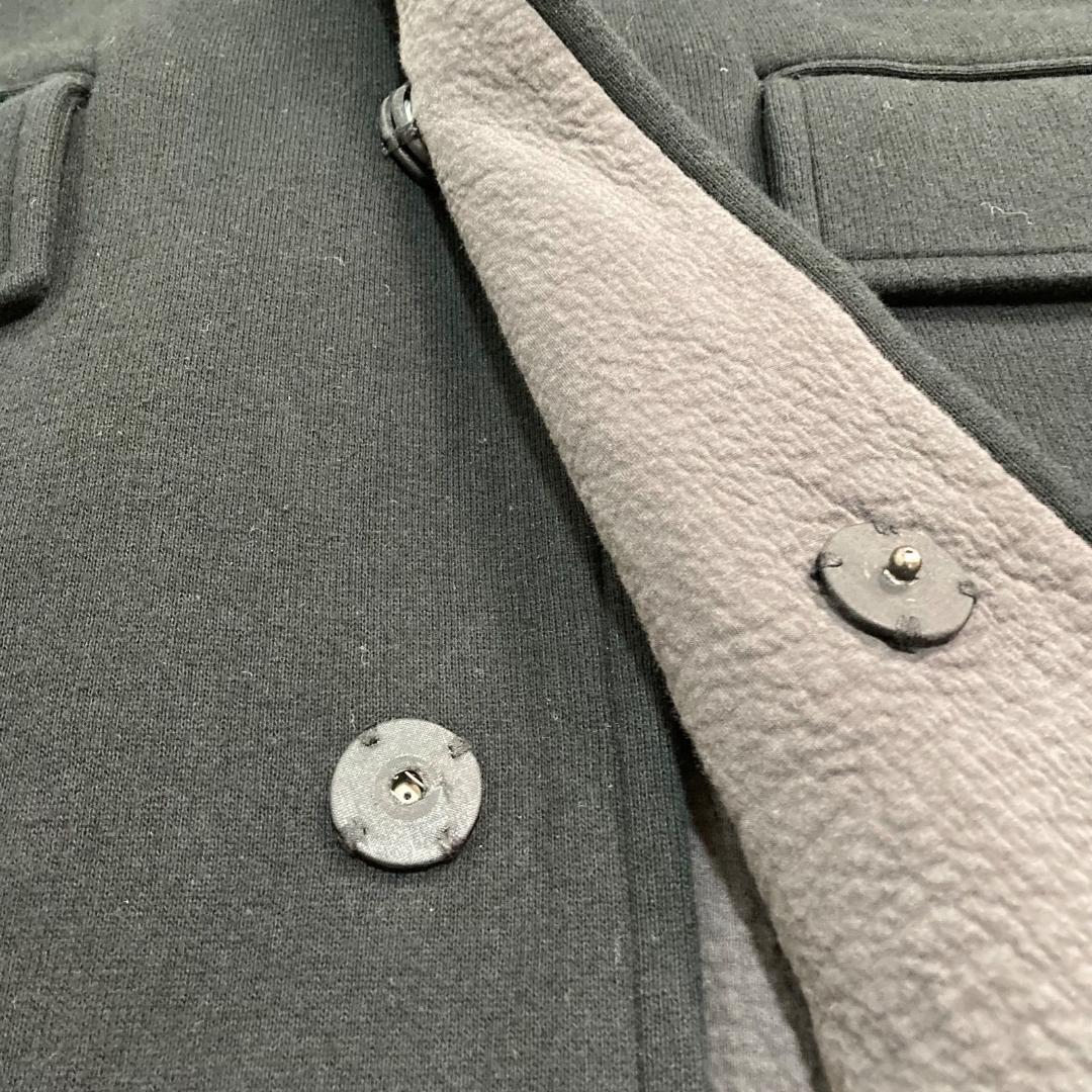 17044✨Y's ワイズ フード オーバーコート コットン 2 M メンズ 黒