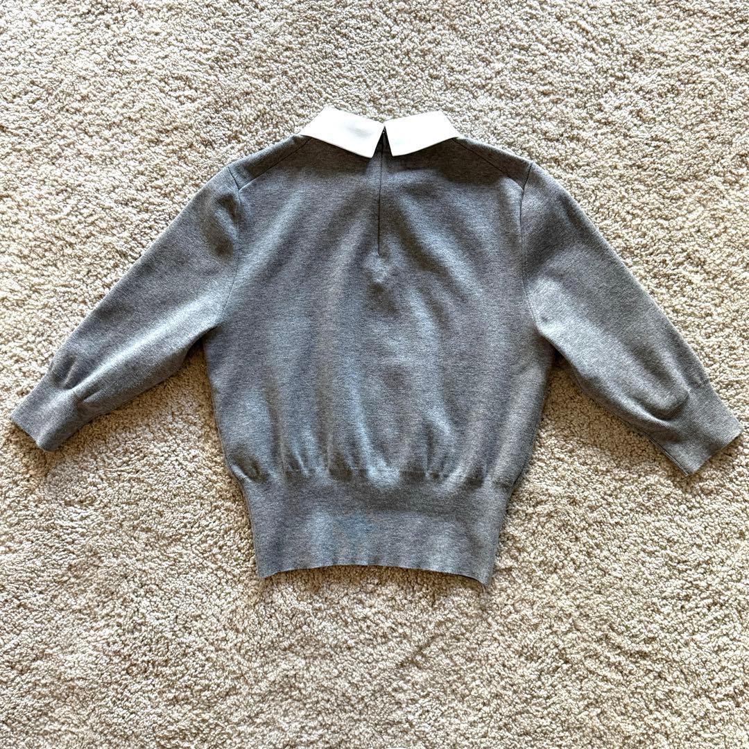 ESTNATION 2WAY 襟付きハーフスリーブ ニット 完売品　美品