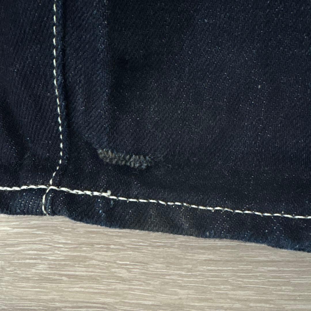 ミナペルホネン　alwaysロールアップデニム　インディゴ