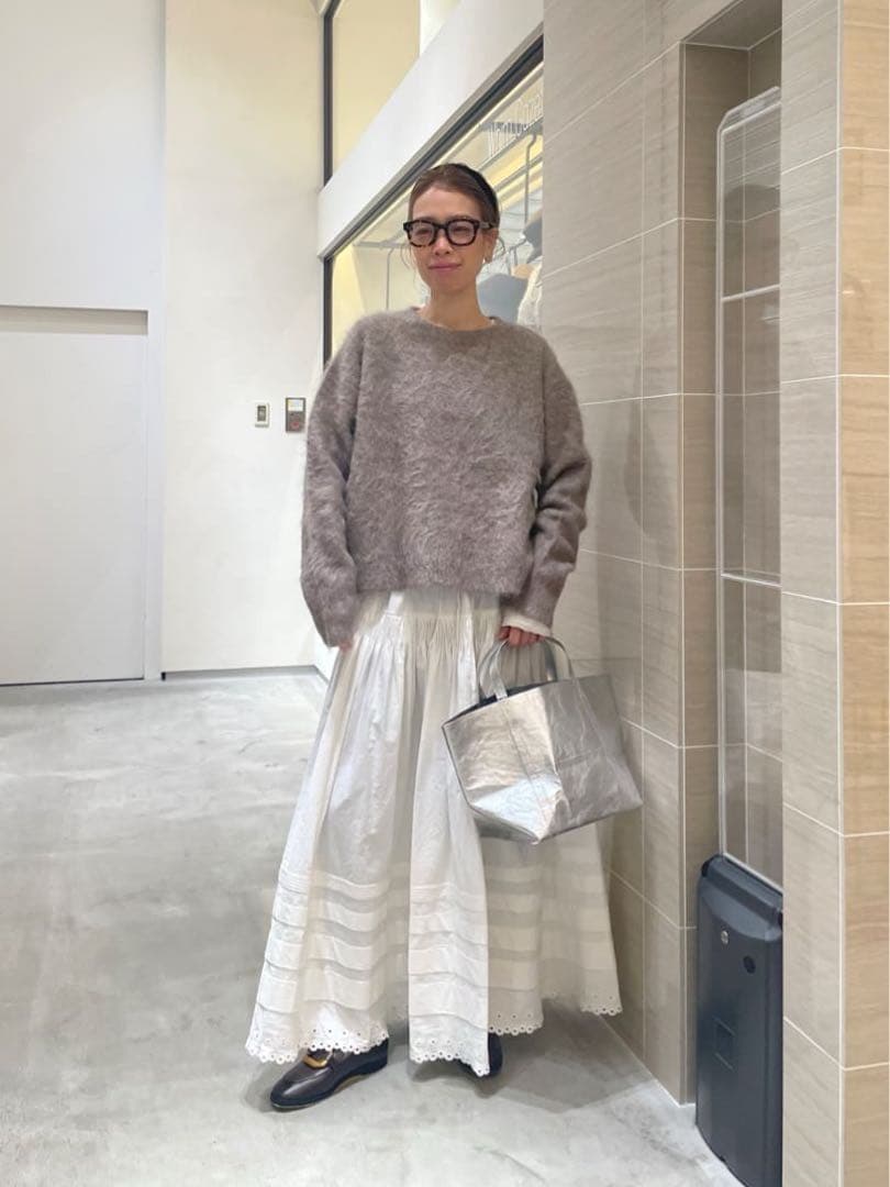 【美品】2025WhimGazette スーリーアルパカクルーネックプルオーバー