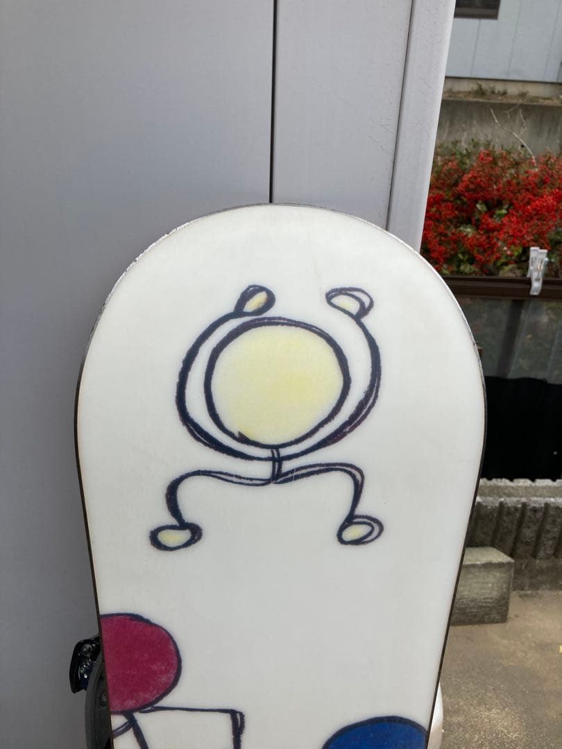 ハート柄スノーボードとビンディングのセット サイズ　138cm