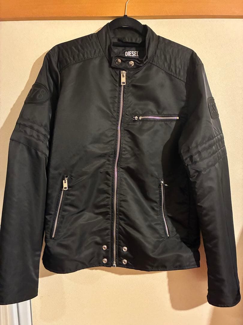 DIESEL 池田エライザ着用モデル ナイロンライダースジャケット　Lサイズ