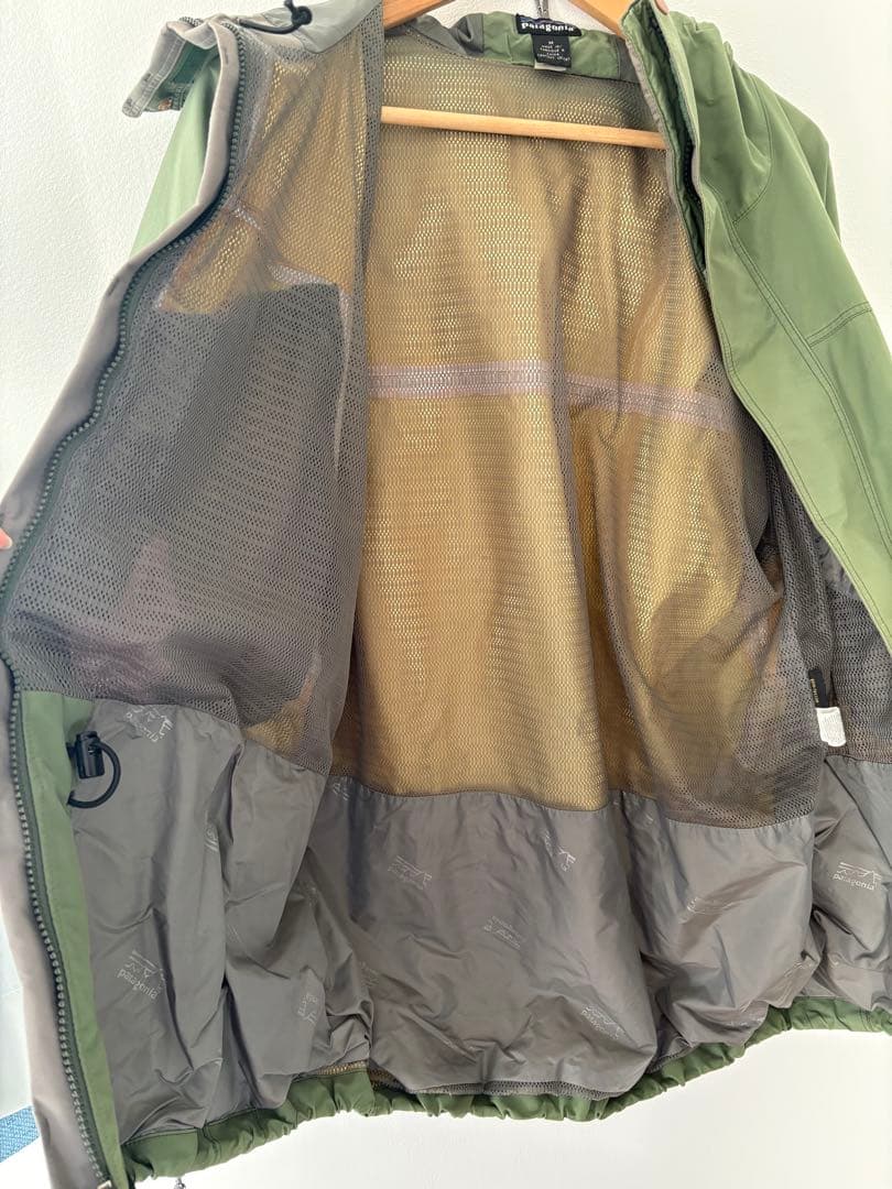 Patagonia ストームジャケット　2002年　ゴアテックスパーカーMカーキ
