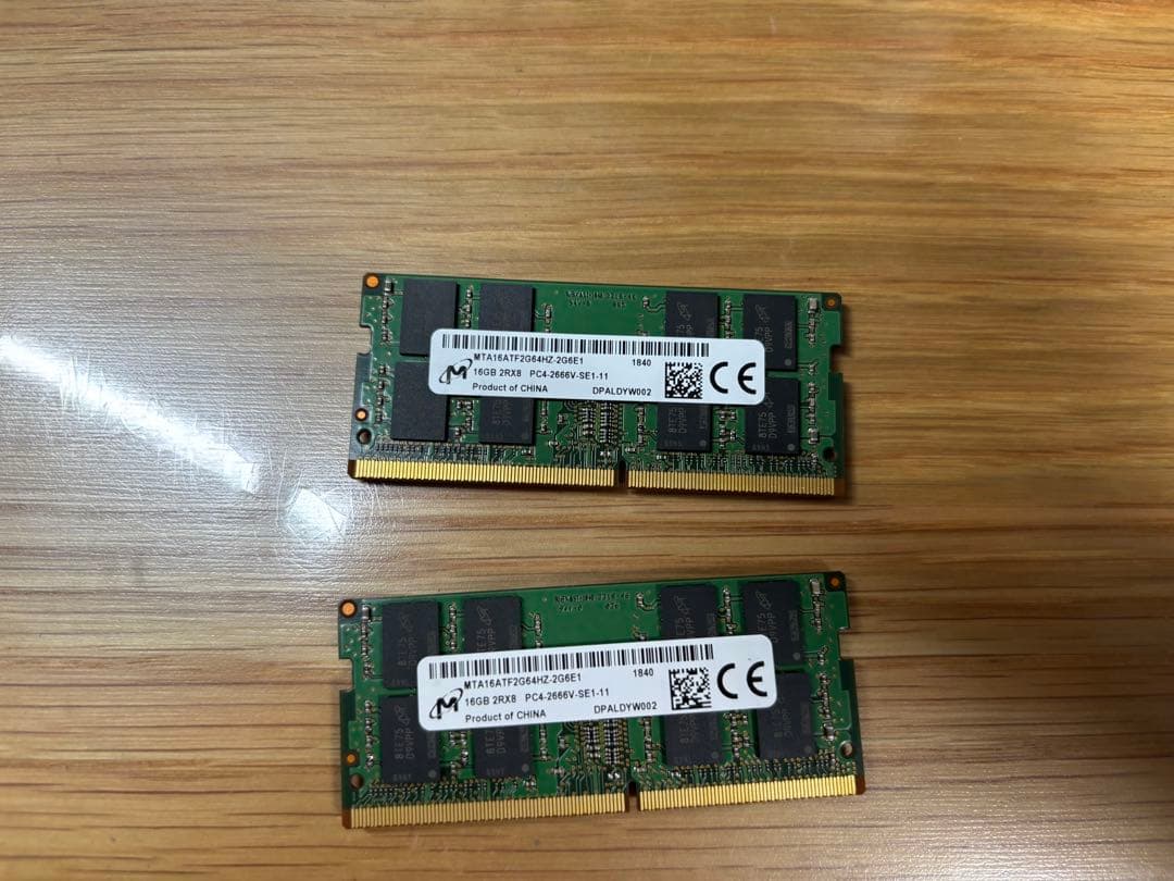 Y*s様 Samsung PC4-2666V 16GB×2=32GB