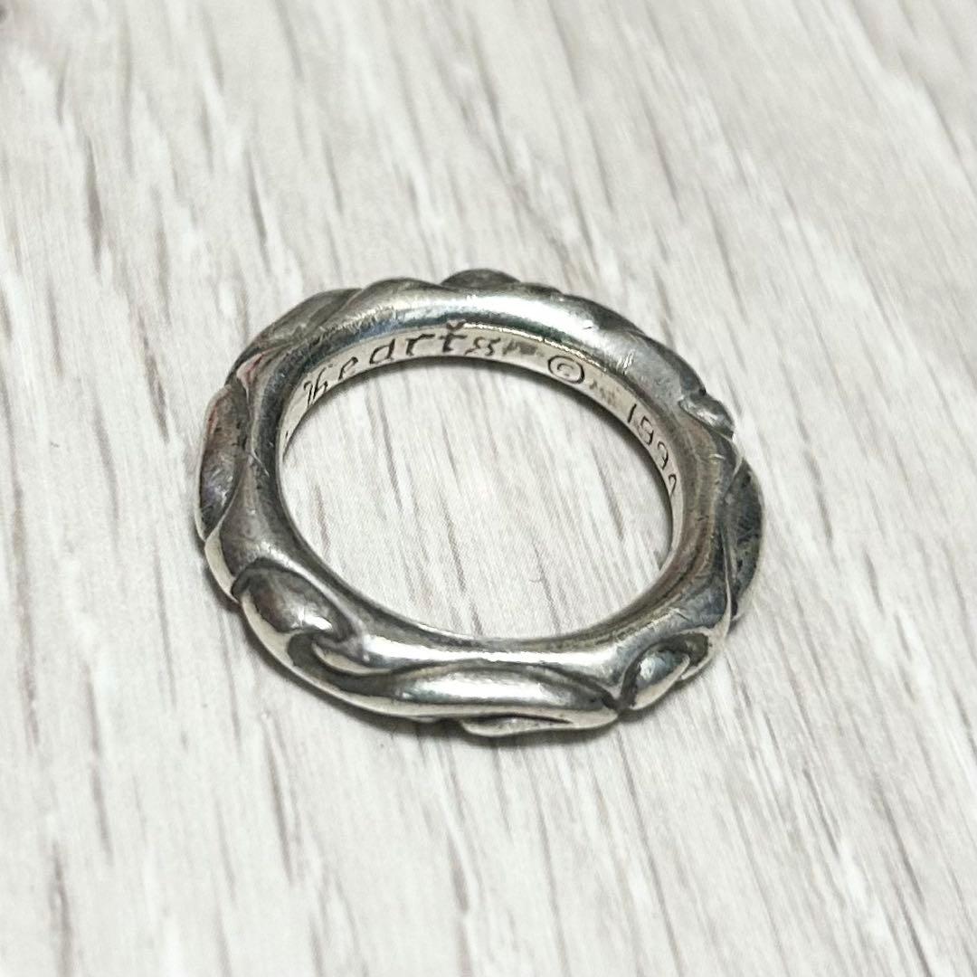 Chrome Hearts スクロールバンド　シルバーリング　19号