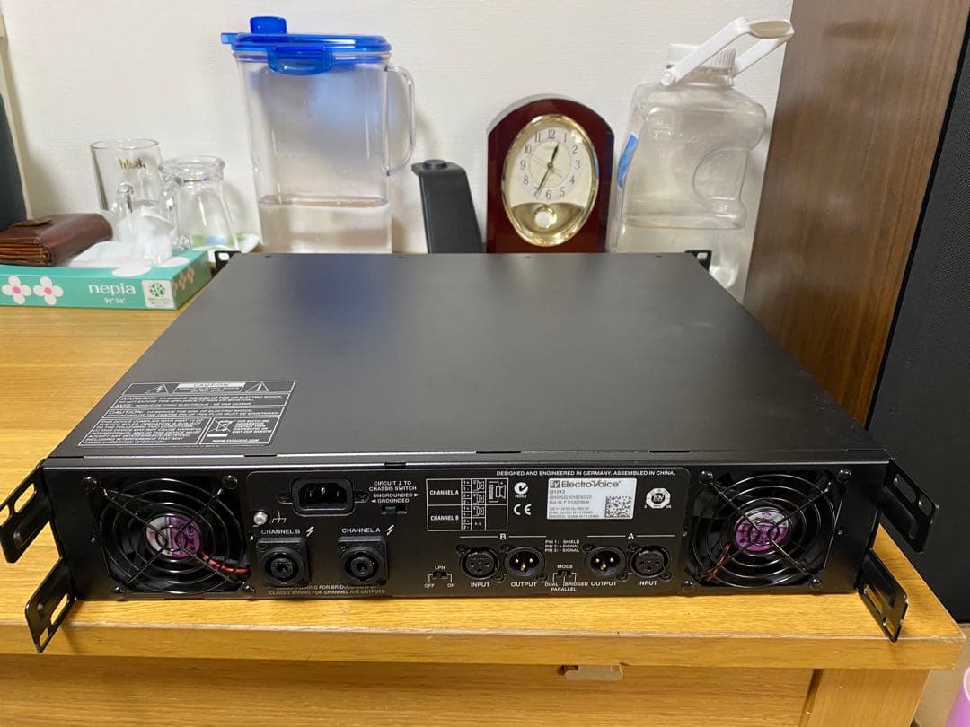 EV Q1212 パワーアンプ 動作確認済み。良い品。