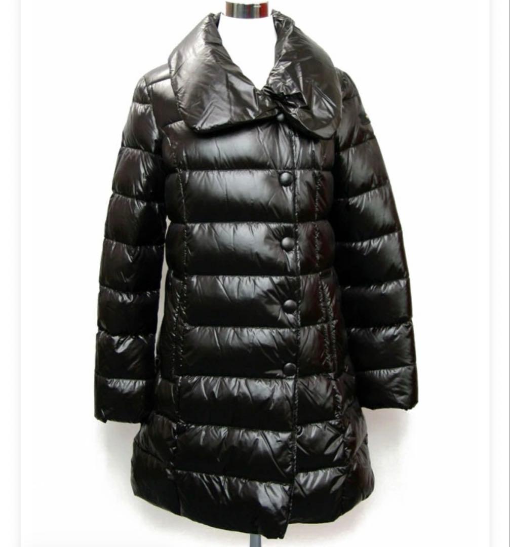 しろっちゃ⭐️TATRAS ブラックロングダウンコート