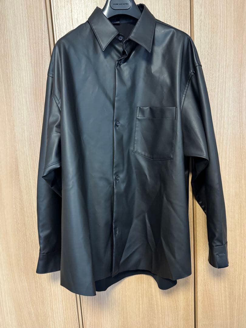 N.ハリウッド フェイクレザーシャツ サイズ38 サンプル品