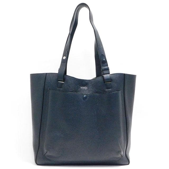 美品Daniel&Bobダニエルアンドボブ トートバッグ A4可 紺 イタリア製