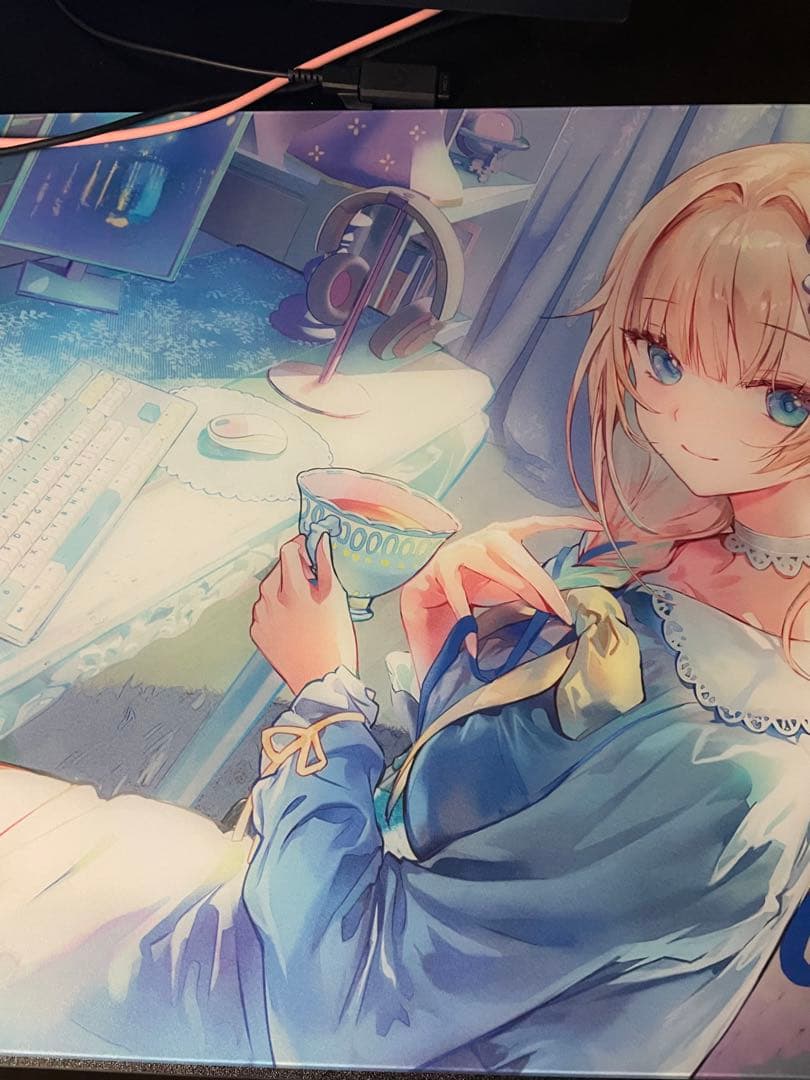 ぶいすぽガラスマウスパッド 藍沢エマ