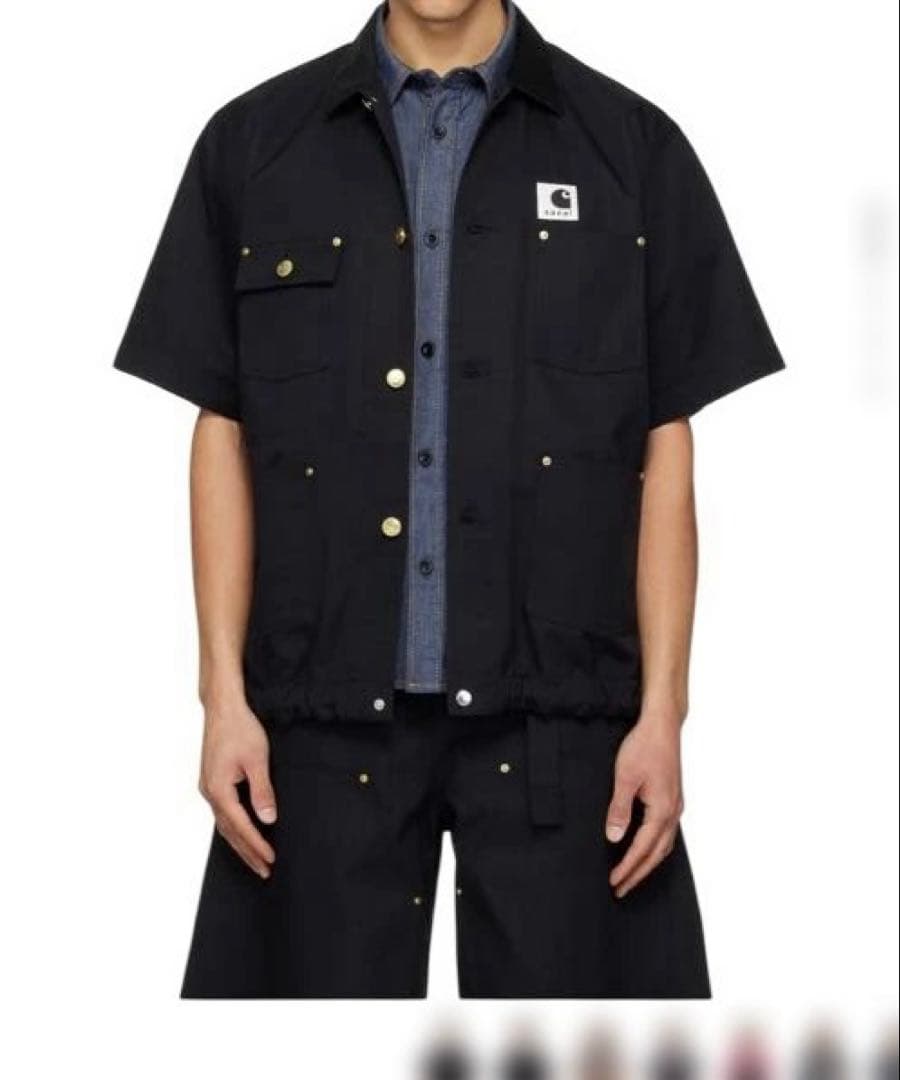 【26ss】sacai × carhartt Duck Shirt