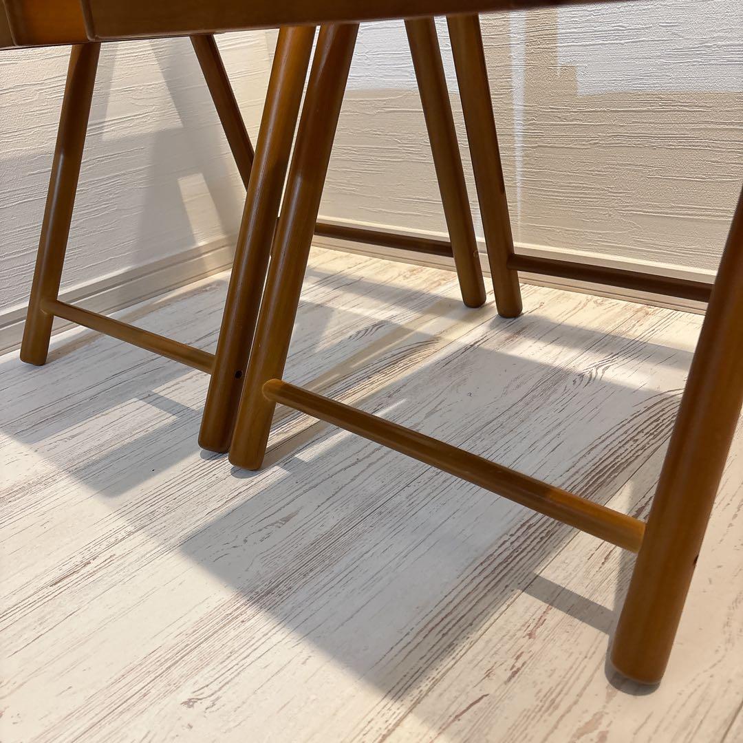 【2脚セット】折りたたみ椅子 不二貿易 合成皮革 フォールディングチェアー