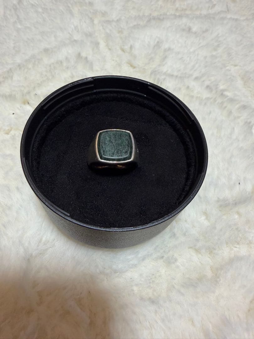 Tom Wood トムウッド　リング　cushion 緑　グリーン　60