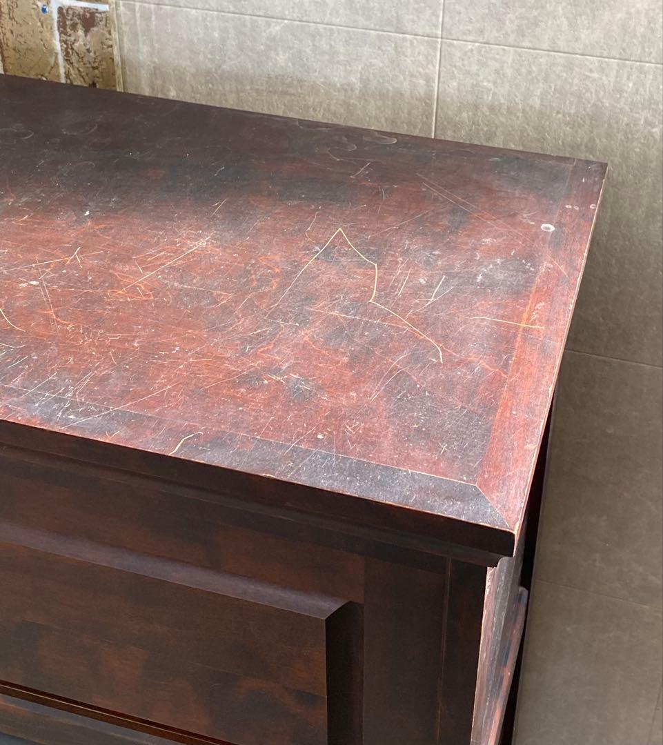 北海道民芸 シューズボックス 靴箱 下駄箱 幅93cm スライド扉