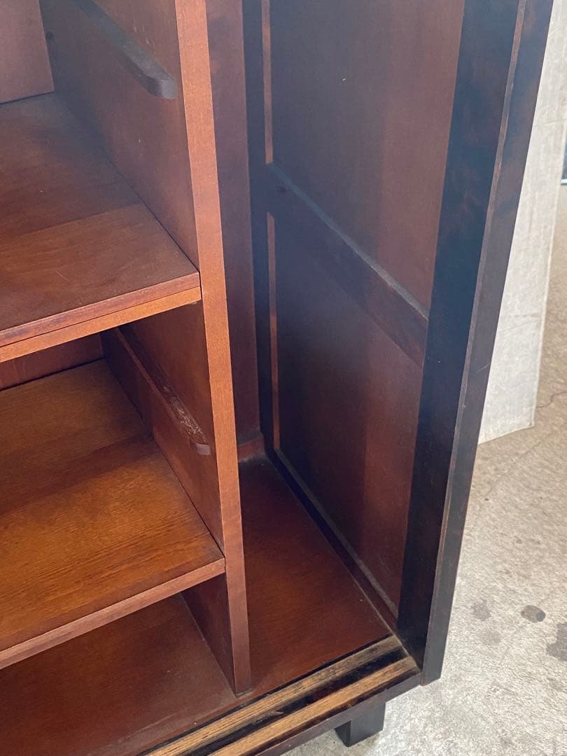 北海道民芸 シューズボックス 靴箱 下駄箱 幅93cm スライド扉