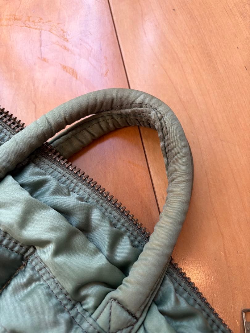 ポーター タンカー セージグリーン 2way ブリーフケース 大きめ