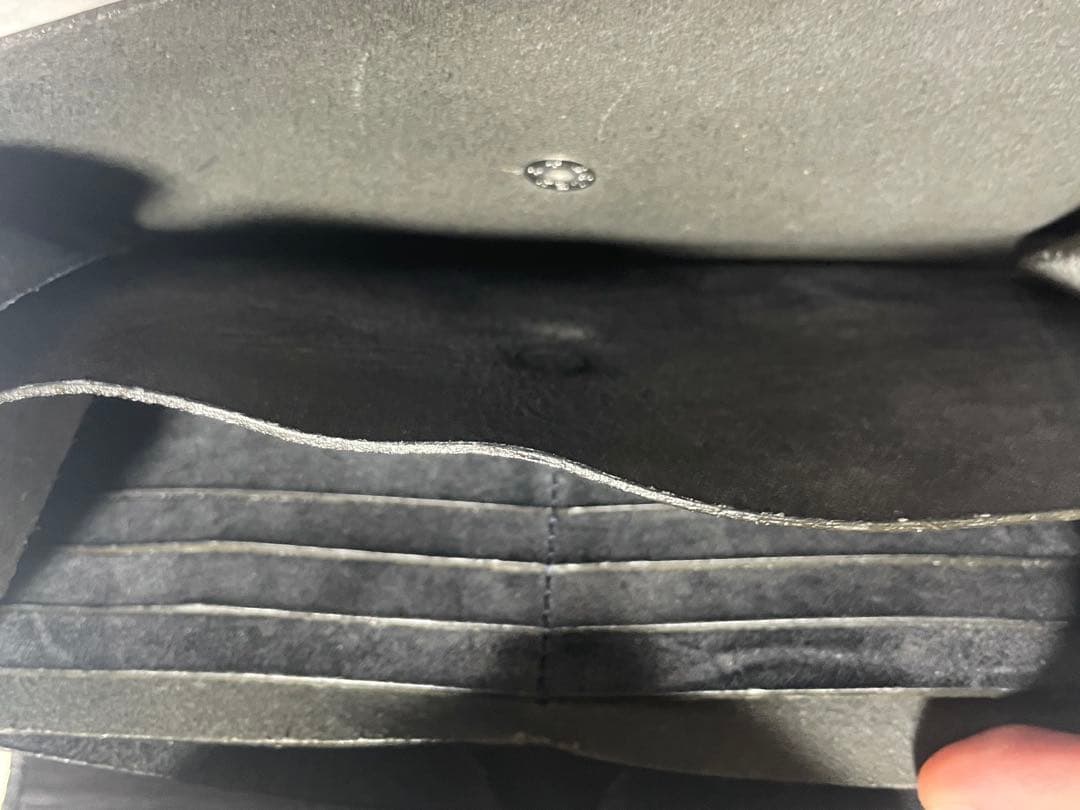 hender scheme長財布 ネイビー